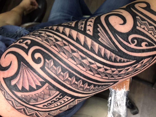 Полинезийская татуировка н
