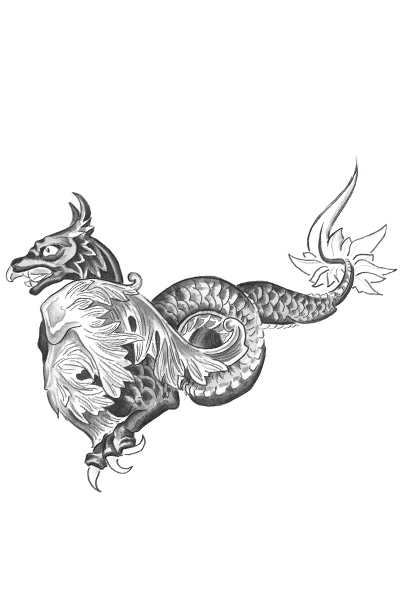 Татуировка дракон в Краснодаре