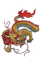 японская татуировка, тату япония,тату дракон